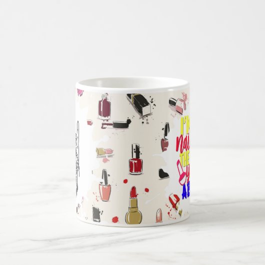 Personalisierte Farbenfrohe Funny Tech-Tasse Kaffeetasse (Mittel)