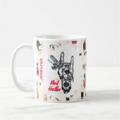 Personalisierte Farbenfrohe Funny Tech-Tasse Kaffeetasse (Links)