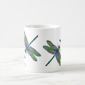 Personalisierte farbenfrohe Kaiserdrachenfliegen Kaffeetasse (Mittel)