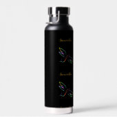 Personalisierte farbenfrohe Libellen Trinkflasche (Rechts)