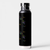 Personalisierte farbenfrohe Libellen Trinkflasche (Links)