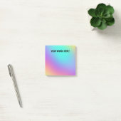 Personalisierte farbenfrohe, strahlende Post-It-No Post-it Klebezettel (Büro)