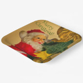 Personalisierte Farbenfrohe Weihnachtswünsche Pappteller (Gewinkelt)