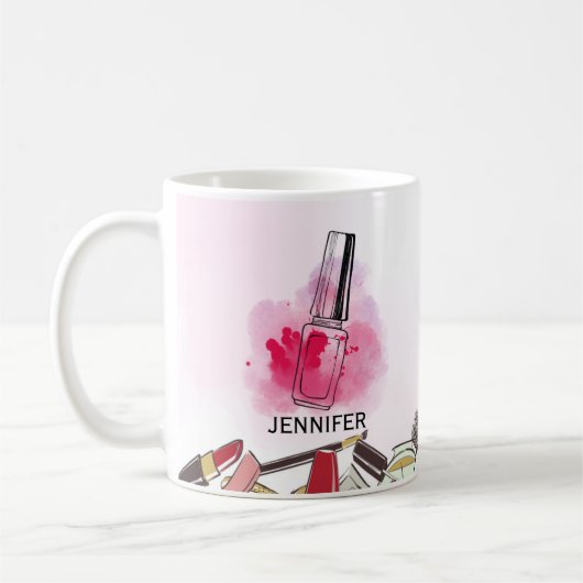 Personalisierte Farbenprägung völlig genagelt IT T Kaffeetasse (Links)