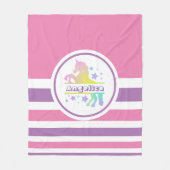 Personalisierte Farbenspiel Fleecedecke (Vorderseite)