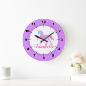 Personalisierte Farbenspiel Große Wanduhr (Zuhause)