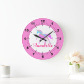 Personalisierte Farbenspiel Große Wanduhr (Zuhause)
