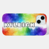 Personalisierte Farbexplosion Case-Mate iPhone Hülle (Rückseite (Horizontal))