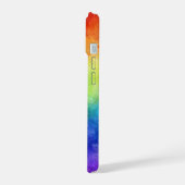 Personalisierte Farbexplosion iPhone 15 Hülle (Linke Seite)