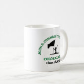 Personalisierte Farbgarde der Green High School Kaffeetasse (VorderseiteRechts)