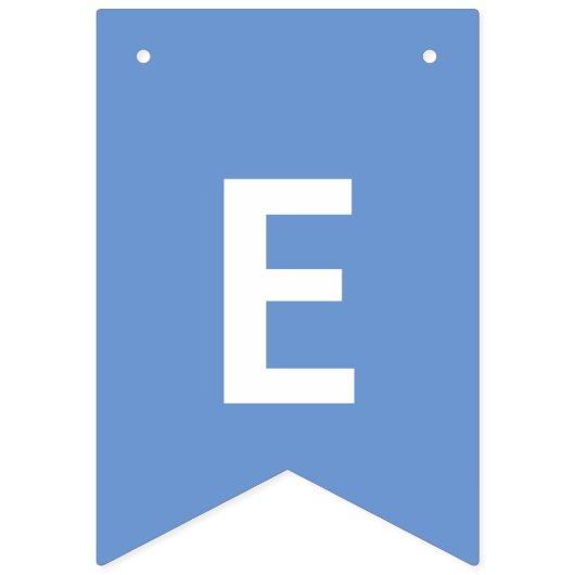 Personalisierte Farbgebung Wimpelkette (Dritte Fahne)