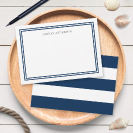 Personalisierte Farbgrenzen und Streifen Mitteilungskarte