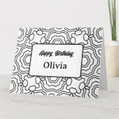 Personalisierte Farbgrüßkarte (08) Karte (Vorderseite)