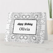 Personalisierte Farbgrüßkarte (33) Karte (Vorderseite)