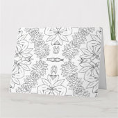 Personalisierte Farbgrüßkarte (47) Karte (Rückseite)