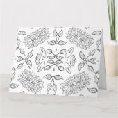 Personalisierte Farbgrüßkarte (49) Karte (Rückseite)