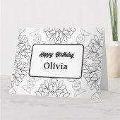 Personalisierte Farbgrüßkarte (54) Karte (Vorderseite)