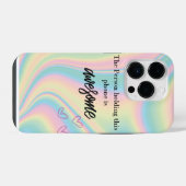 Personalisierte Farbige iPhone Hülle (Rückseite (Horizontal))