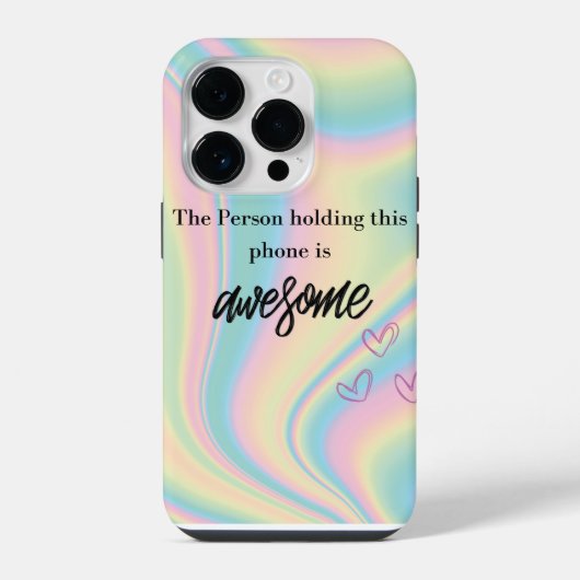 Personalisierte Farbige iPhone Hülle (Rückseite)