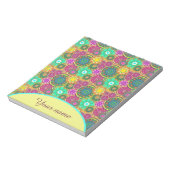 Personalisierte farbige Mandalase Notizblock (Rotiert)