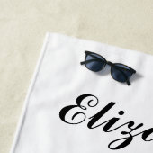 Personalisierte Farbige Pop Kunstgalerie Strandtuch (Beispiel)