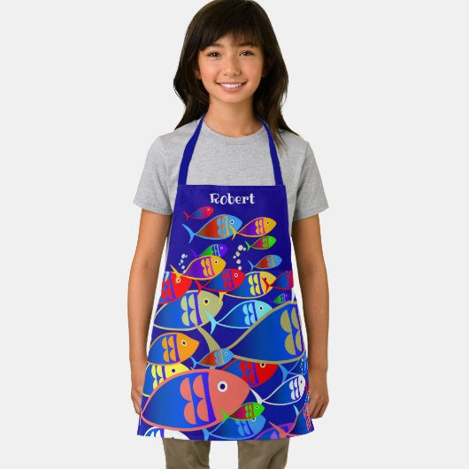 Personalisierte farbige Schürze (Insitu)