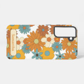 Personalisierte Farbigkeit der Blume Samsung Galaxy Hülle (Rückseite (Horizontal))