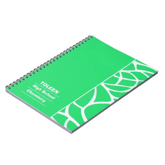 Personalisierte Farbmuster nicht Notizblock (Linke Seite)