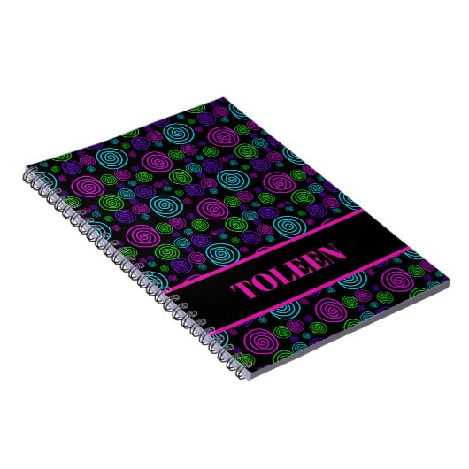 Personalisierte Farbmuster Notizblock (Rechte Seite)