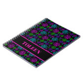 Personalisierte Farbmuster Notizblock (Linke Seite)