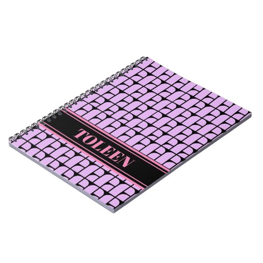 Personalisierte Farbmuster Notizblock (Linke Seite)