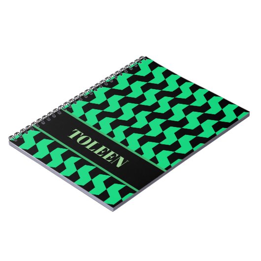 Personalisierte Farbmuster Notizblock (Linke Seite)