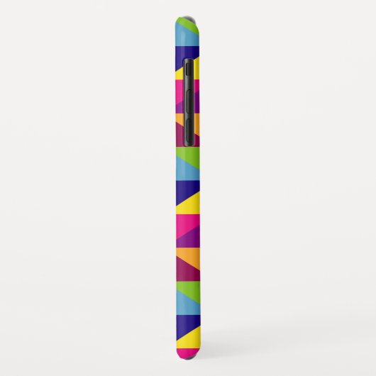 Personalisierte Farbquiltierende Blickdreiecke Case-Mate iPhone Hülle (Hinten/Links)