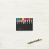 Personalisierte Farbstifte für Lehrer Post-it Klebezettel (Auf Schreibtisch)