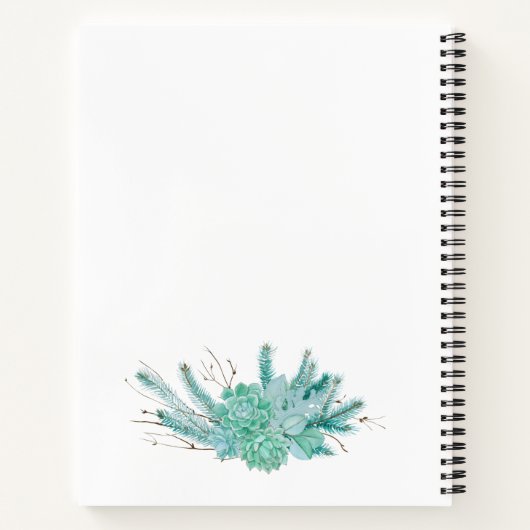 Personalisierte Farbstoffe Notizblock (Rückseite)