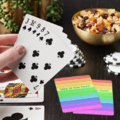 Personalisierte Farbstreifen mit Inspirationsbogen Spielkarten (In Situ)