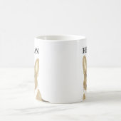 Personalisierte Fauna und Weißkorgi Kaffeetasse (Mittel)