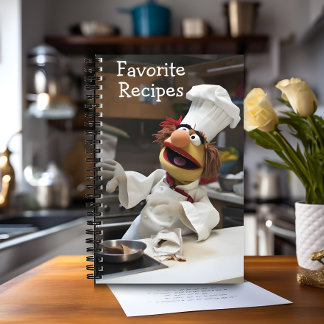Personalisierte Favoritenrezepte Notizblock