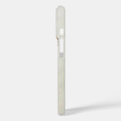 Personalisierte Feder 3D Impasto Warm Neutral Case-Mate iPhone Hülle (Rückseite / Links)