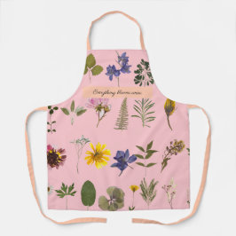 Personalisierte Federblume Schürze