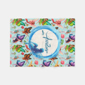 Personalisierte Feen Fleecedecke (Vorderseite (Horizontal))