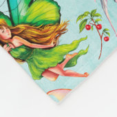 Personalisierte Feen Fleecedecke (Ecke)