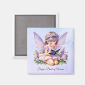 Personalisierte Feen-Kunst Freya Träume Magnet (Vorderseite/Rückseite)