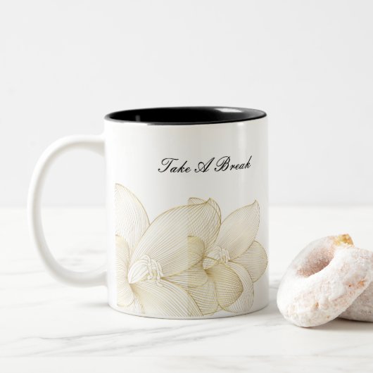 Personalisierte Fehler - Erstellen Sie Ihre eigene Zweifarbige Tasse (Mit Donut)