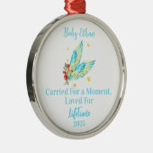 Personalisierte Fehlgeburt, Gedenkstätte für Kinde Ornament Aus Metall (Rechts)