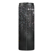 Personalisierte Fehlgeburt Verlust Rosa und Blau Thermosbecher (Rückseite)