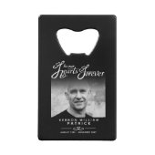 Personalisierte Feier für Lebensanreize Geldbeutel Flaschenöffner (Rückseite)