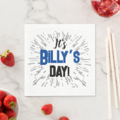 Personalisierte Feier Serviette (Beispiel)