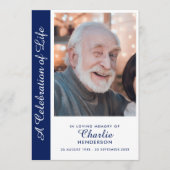 Personalisierte Feier zum Foto Programm (Vorderseite)