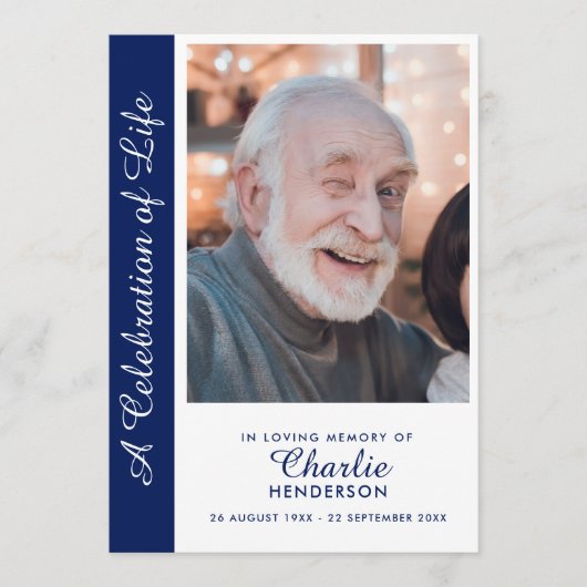 Personalisierte Feier zum Foto Programm (Vorderseite)